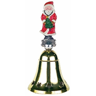 Glocke Zinnfigur Weihnachtsmann mit Baum - derzeit leider...