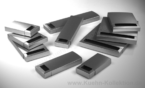 Sortiment Schiebeverpackungen 950 silber