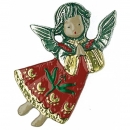 Zinnfigur Dirndlengel betend