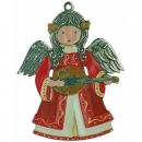 Zinnfigur Engel mit Gitarre