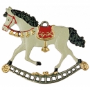 Zinnfigur Schaukelpferd