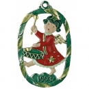 Pewter Ornament Annual Angel 1993