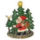 Zinnfigur Weihnachtsmann im Wald