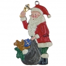Zinnfigur Weihnachtsmann mit Sack