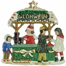 Zinnfigur Glühweinstand