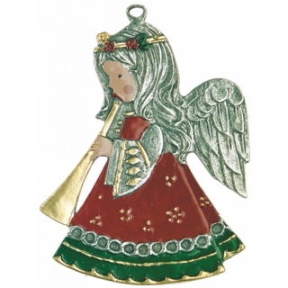Zinnfigur Engel mit Posaune