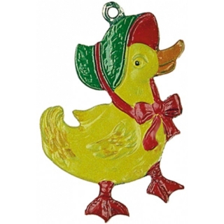 Zinnfigur Küken mit Hut