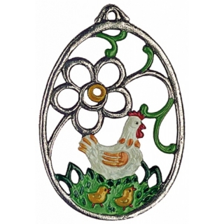 Zinnfigur Huhn