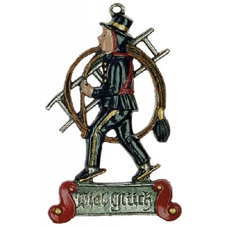 Zinnfigur Kaminfeger, Kaminkehrer