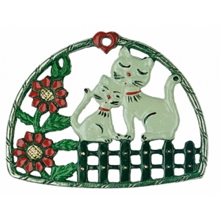 Zinnfigur Schmusekatzen