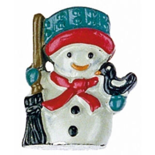 Zinnfigur Schneemann zum Stellen