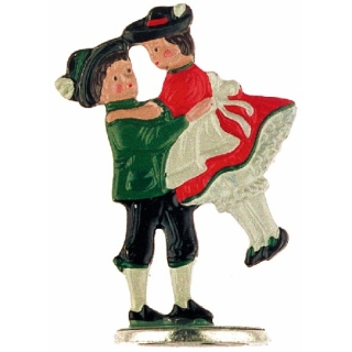 Zinnfigur Tanzpaar zum Stellen