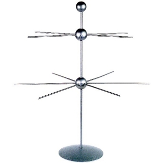 Deko-Display silber