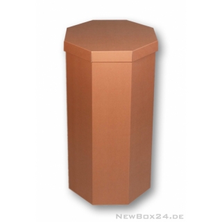 Stülpdeckelbox 418 Achteck - 380 x 380 x 700 mm
