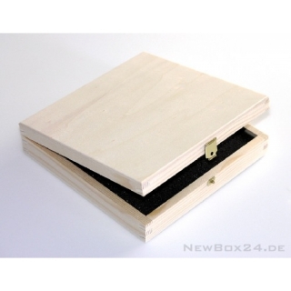 Holz-Geschenkbox 02 - 150 x 150 x 30 mm
