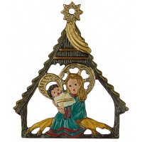 Pewter Ornament Maria with Child