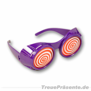 Spaß-Brille Hypno, farblich sortiert
