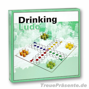 Trinkspiel Ludo, Würfelspiel mit Gläsern