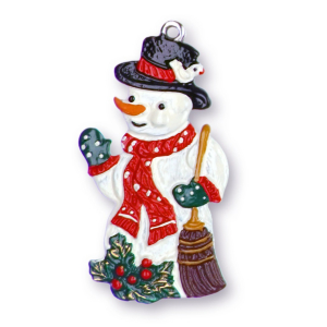 Pewter Ornament Snowman