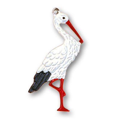 Zinnfigur Storch