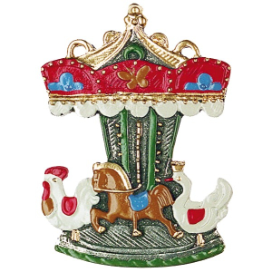 Pewter Ornament Merry-go-round