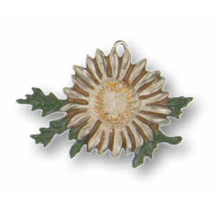 Pewter Ornament Carline Thistle