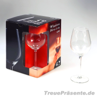 Rotwein-Gläser 4er-Set in Geschenk-Karton