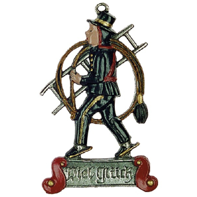 Zinnfigur Kaminfeger, Kaminkehrer