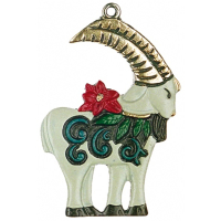 Pewter Ornament Zodiac Capricorn