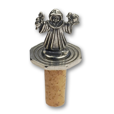Bottle Top Octagonal Munich Kindl with radish with antique finish