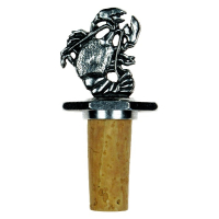 Bottle Top Octagonal Zodiac Cancer with antique finish