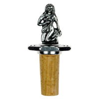 Bottle Top Octagonal Zodiac Virgo with antique finish