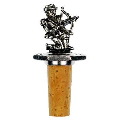 Bottle Top Octagonal Zodiac Sagittarius with antique finish