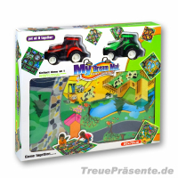 Spielteppich mit Traktoren