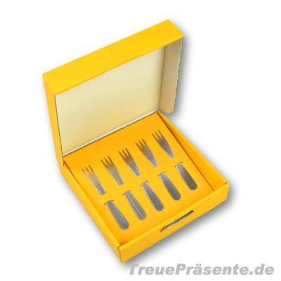 5er-Geschenkset exklusiv Pommesgabeln/Käsespieße 03 aus...