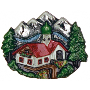 Magnet with Mountain Village