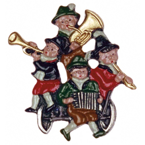 Magnet with 4 Musicians