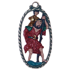 Magnet with St. Christopher