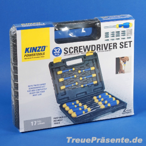 Schraubendreher-Set 32-teilig mit Bits und Koffer