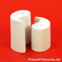 Salz- und Pfefferstreuer Porzellan, ca. 9 cm