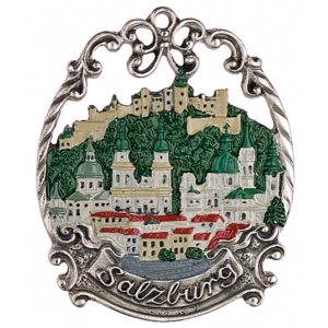 Magnet with Town Picture Salzburg