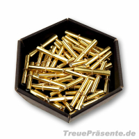 Röllchenlose goldfarben mit Pappring, fortlaufend nummeriert, 50er-Beutel