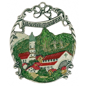 Magnet with Town Picture Oberammergau