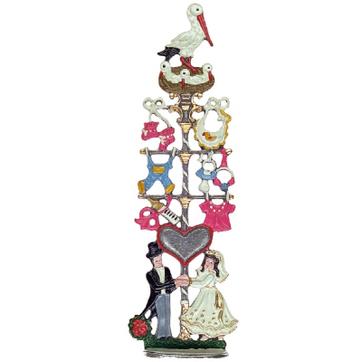 Pewter Ornament Standing Wedding Tree