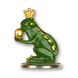 Pewter Ornament Standing Frog