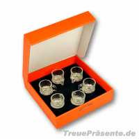 Geschenk-Set Schnaps-Stamper mit Henkel aus Glas