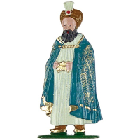 Pewter Ornament Standing King with Turban