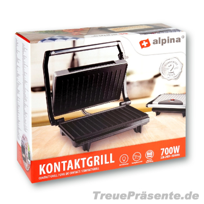 Elektrischer Kontaktgrill 700 W, ca. 29 x 24 cm