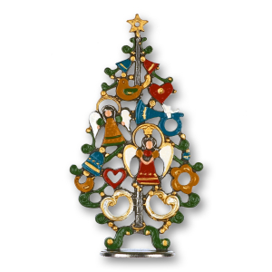 Pewter Ornament Standing Christmas Tree