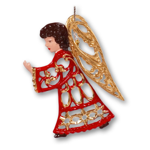 3D Pewter Ornament Angel